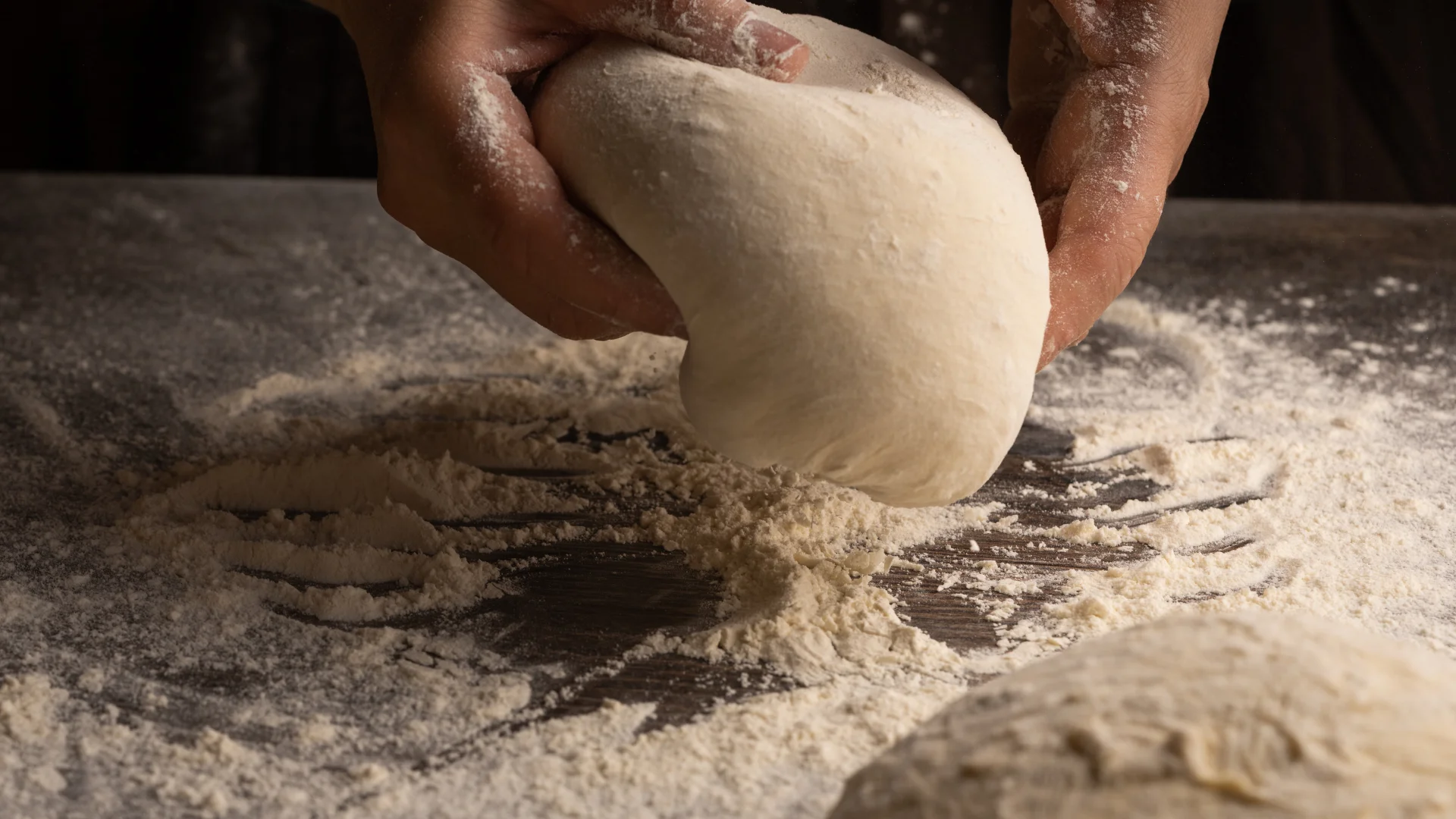 Baker kneading dough - representing passion-driven business